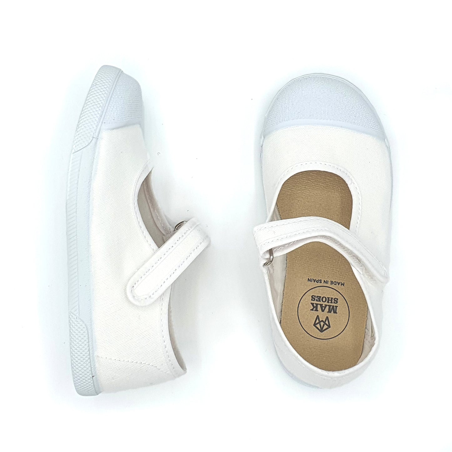 BAMBA NIÑA PUNTERA DE GOMA CIERRE TIRA ADHERENTE EU 20-34