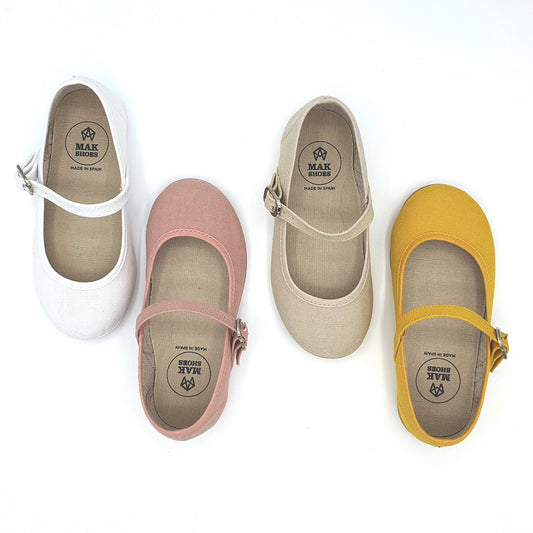 Zapato Merceditas - Mary Jane niña Ecológica Tallas EU 20-35
