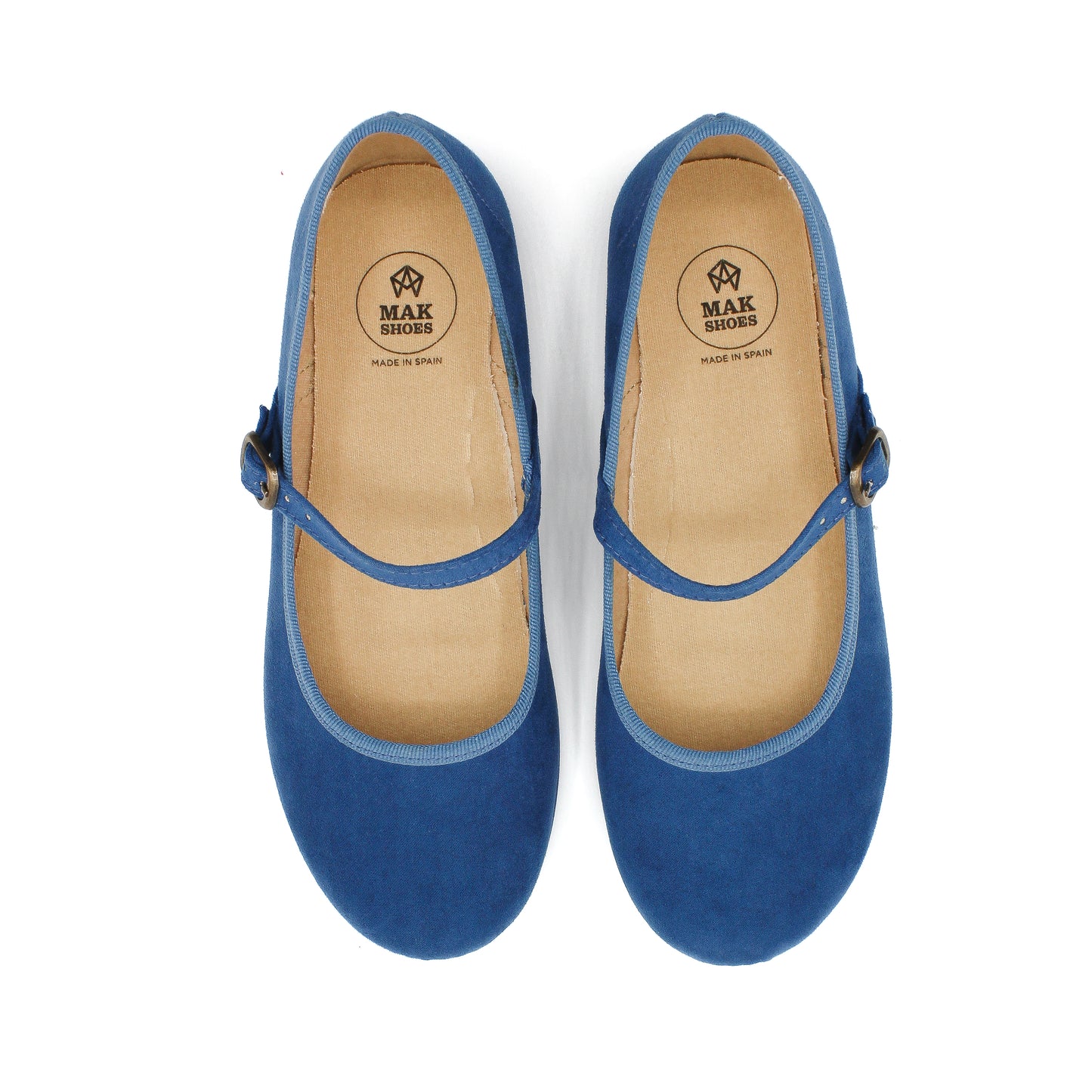 Zapato Merceditas - Mary Jane ECO - Niña y Mujer Salón con cierre hebilla textil Orgánico EU 24-41