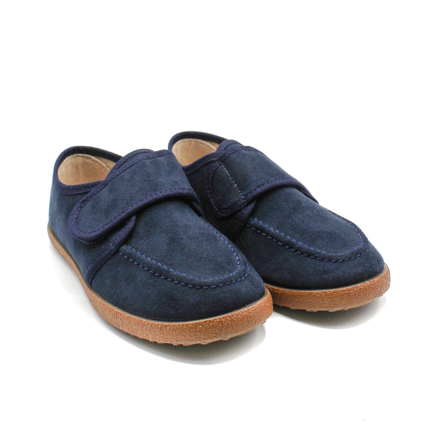 Zapatos Niños tipo Mocasín en cuero ante cierre Velcro Tallas EU 30-38