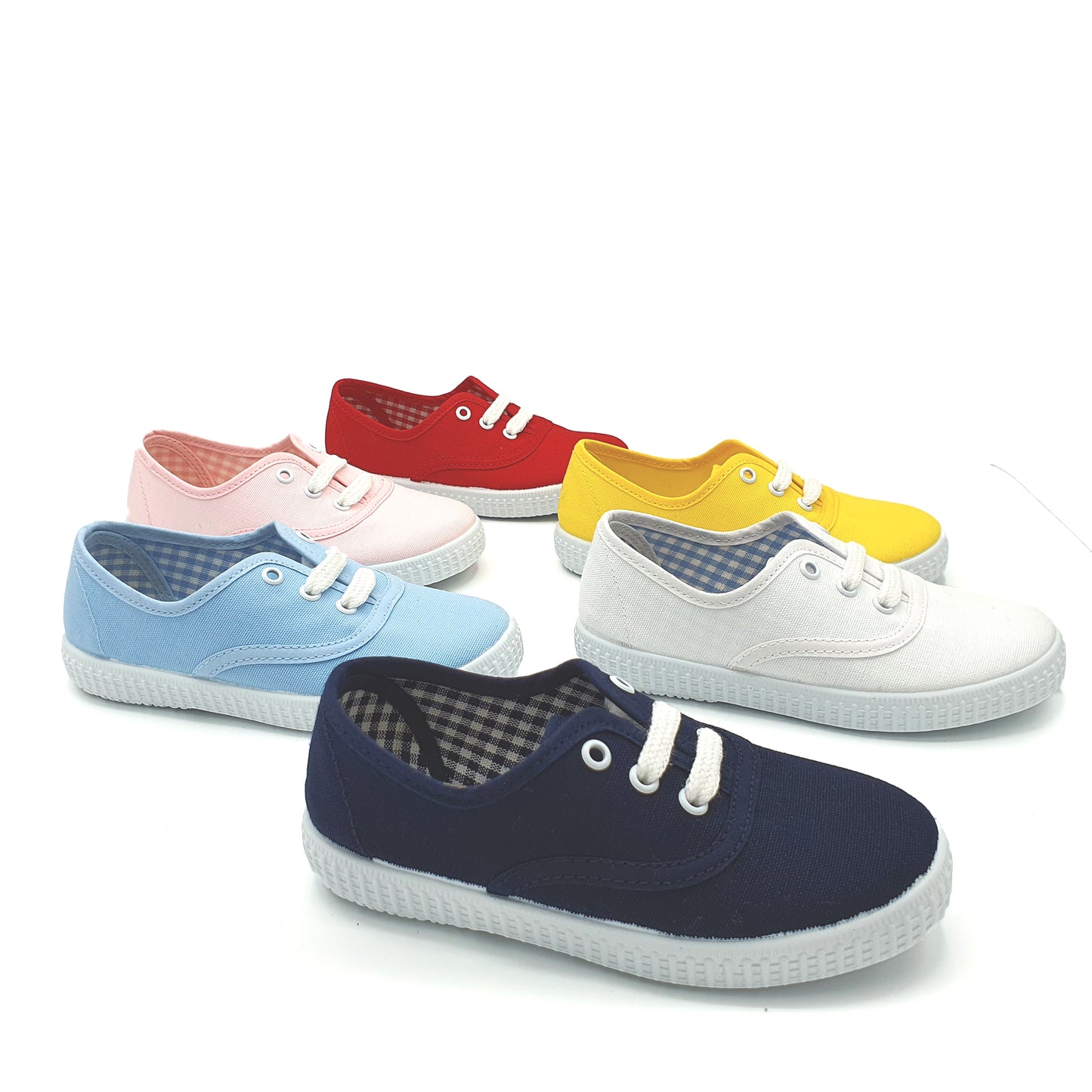 ZAPATILLA TIPO BAMBA UNISEX CON CORDONES EN LONA EU 20-37