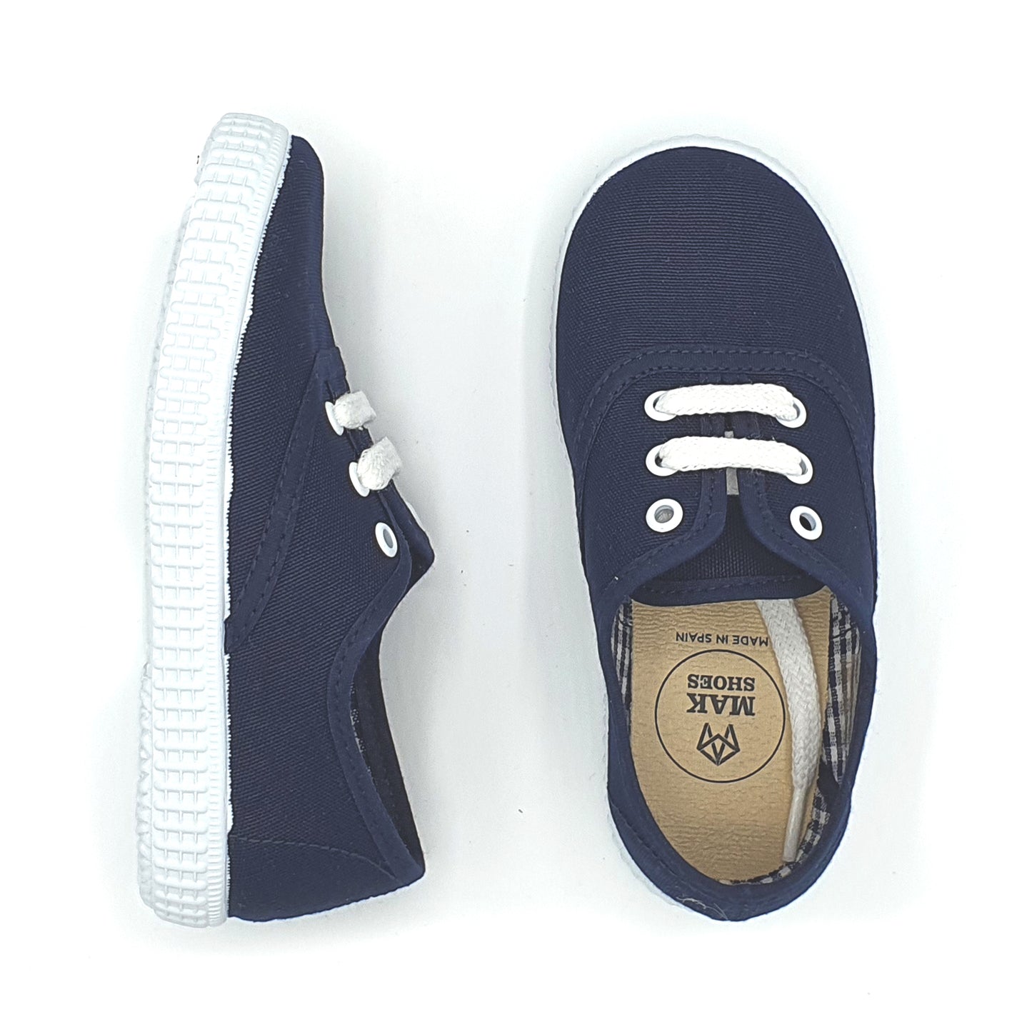ZAPATILLA TIPO BAMBA UNISEX CON CORDONES EN LONA EU 20-37