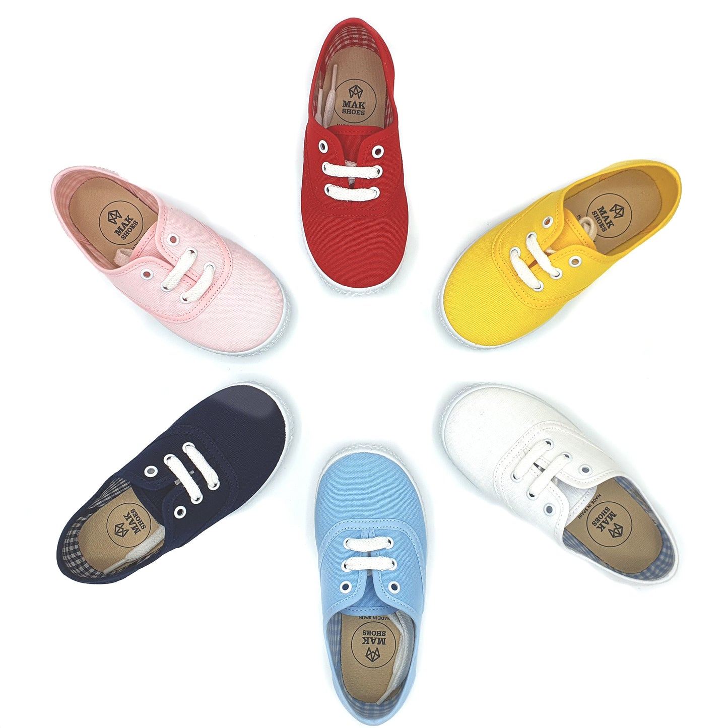 ZAPATILLA TIPO BAMBA UNISEX CON CORDONES EN LONA EU 20-37