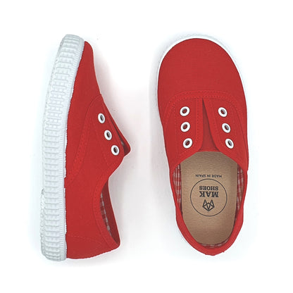ZAPATILLA TIPO BAMBA UNISEX SIN CORDONES EN LONA EU 20-41