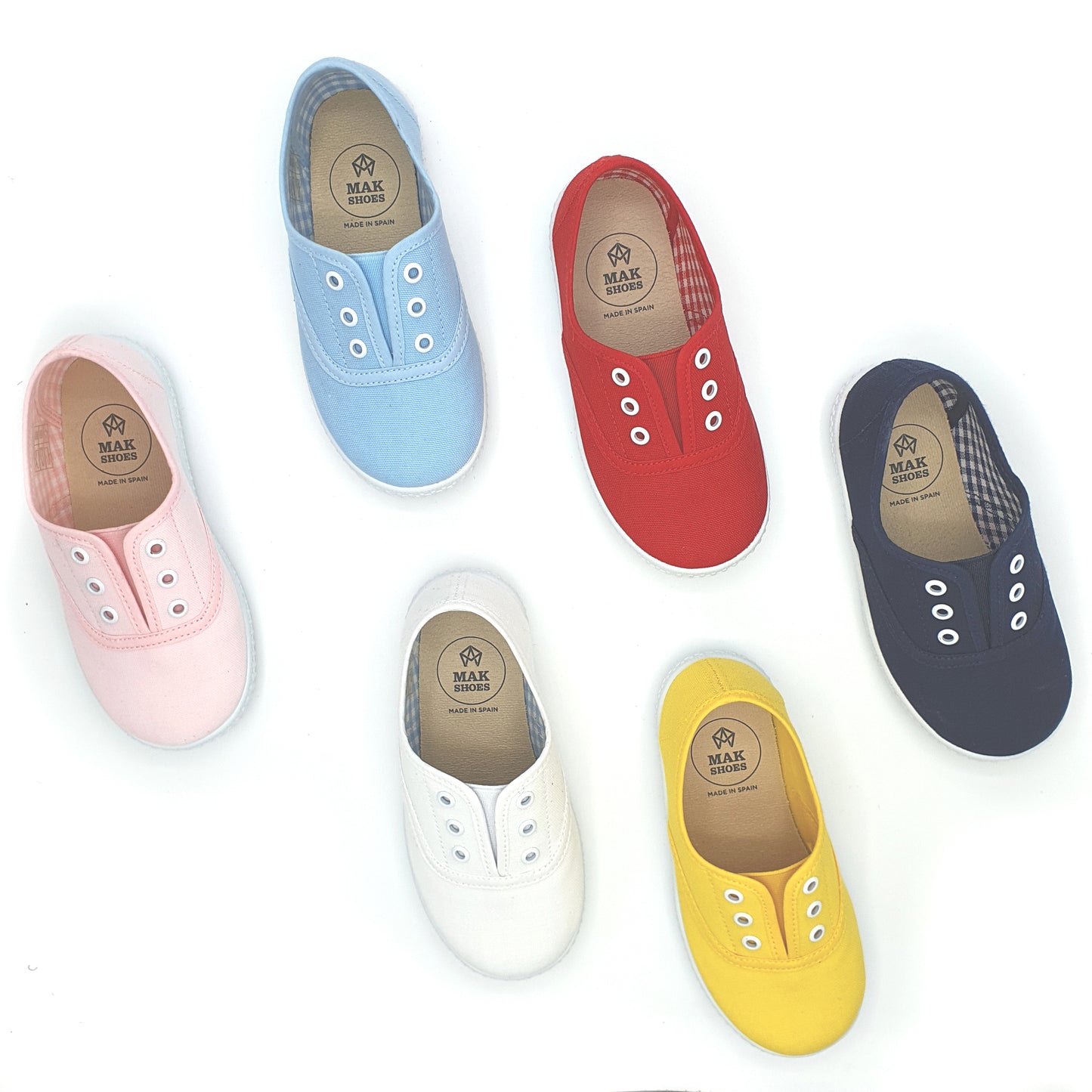 ZAPATILLA TIPO BAMBA UNISEX SIN CORDONES EN LONA EU 20-41