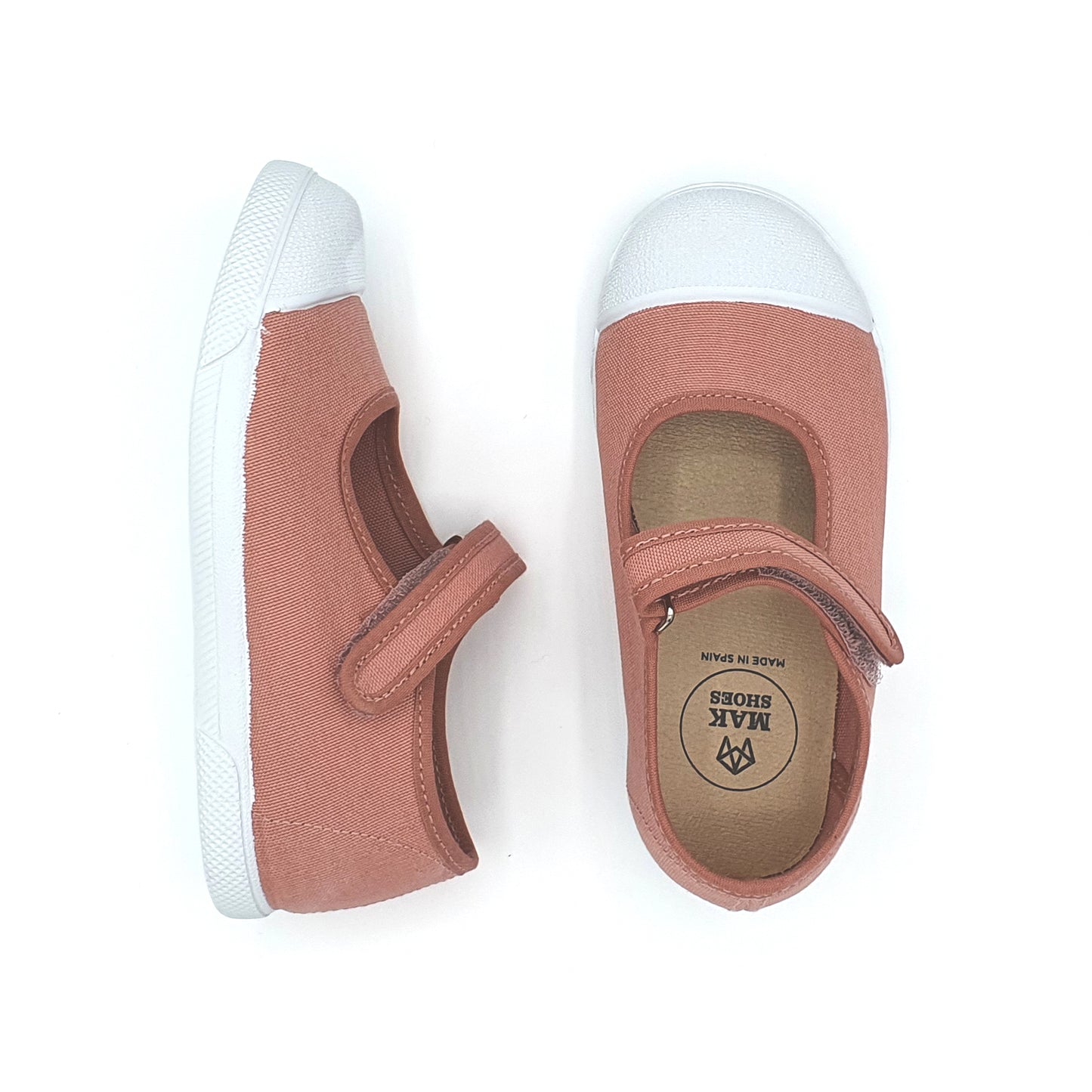 BAMBA NIÑA PUNTERA DE GOMA CIERRE TIRA ADHERENTE EU 20-34