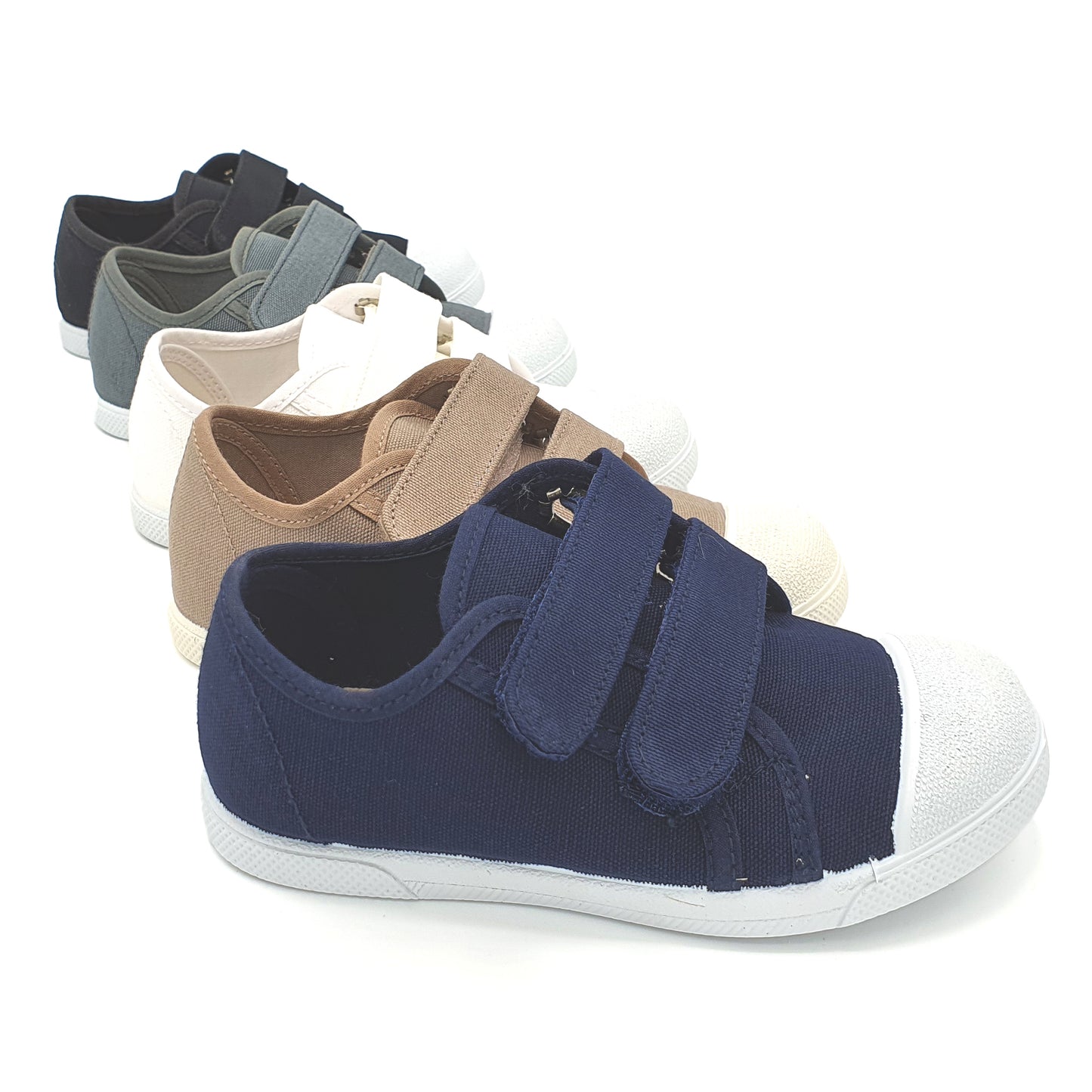 ZAPATILLAS TIPO BAMBA NIÑA / NIÑO TIRAS VELCRO EU 20-35