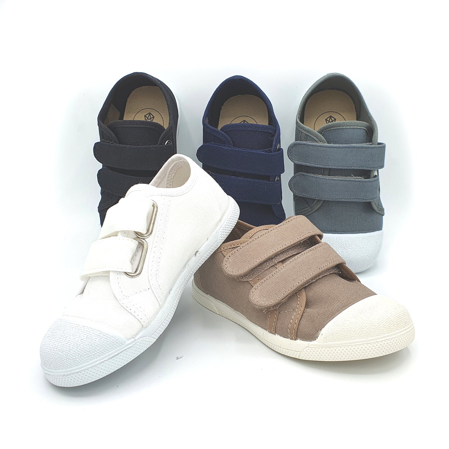 ZAPATILLAS TIPO BAMBA NIÑA / NIÑO TIRAS VELCRO EU 20-35
