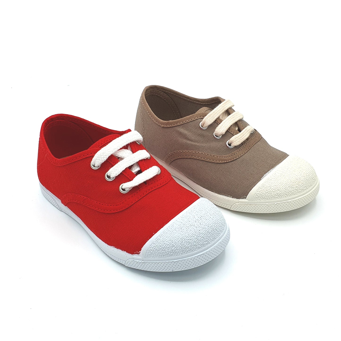 ZAPATILLA TIPO BAMBA NIÑO/NIÑA CON CORDONES PUNTERA DE GOMA EU 20-37
