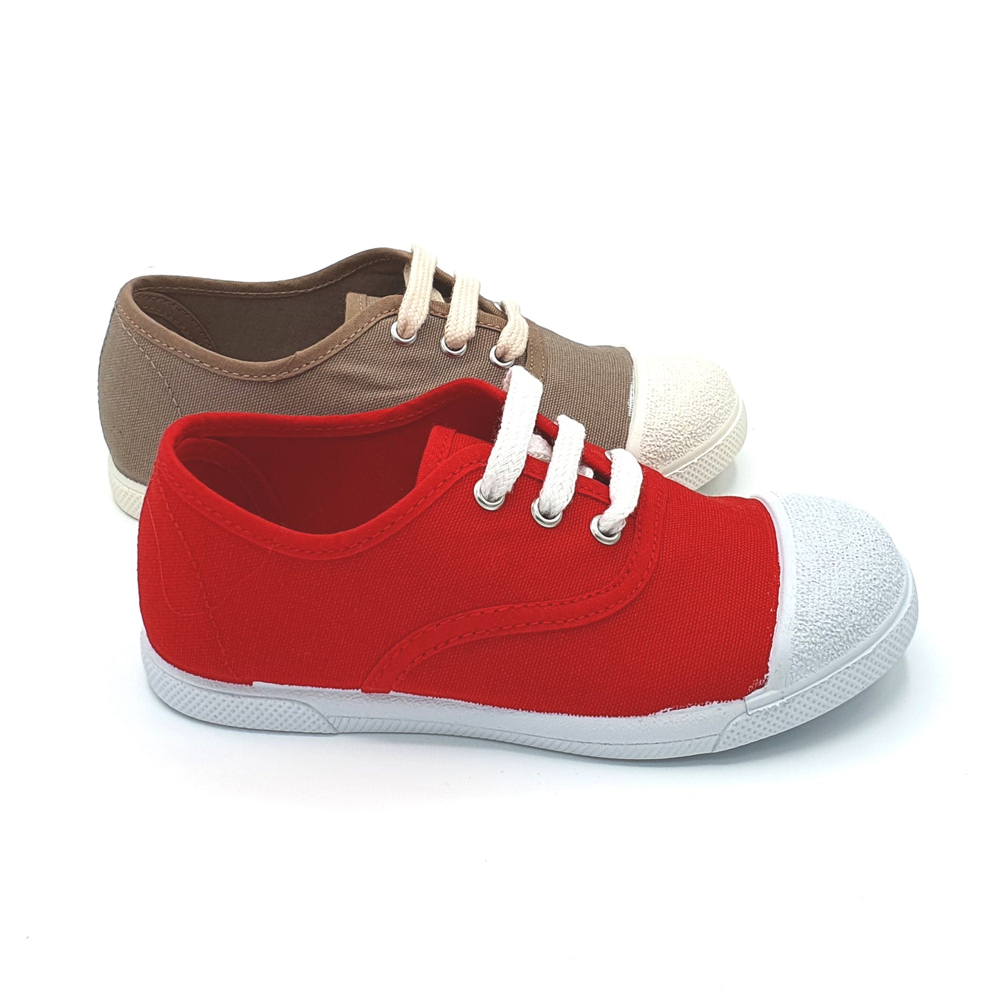 ZAPATILLA TIPO BAMBA NIÑO/NIÑA CON CORDONES PUNTERA DE GOMA EU 20-37