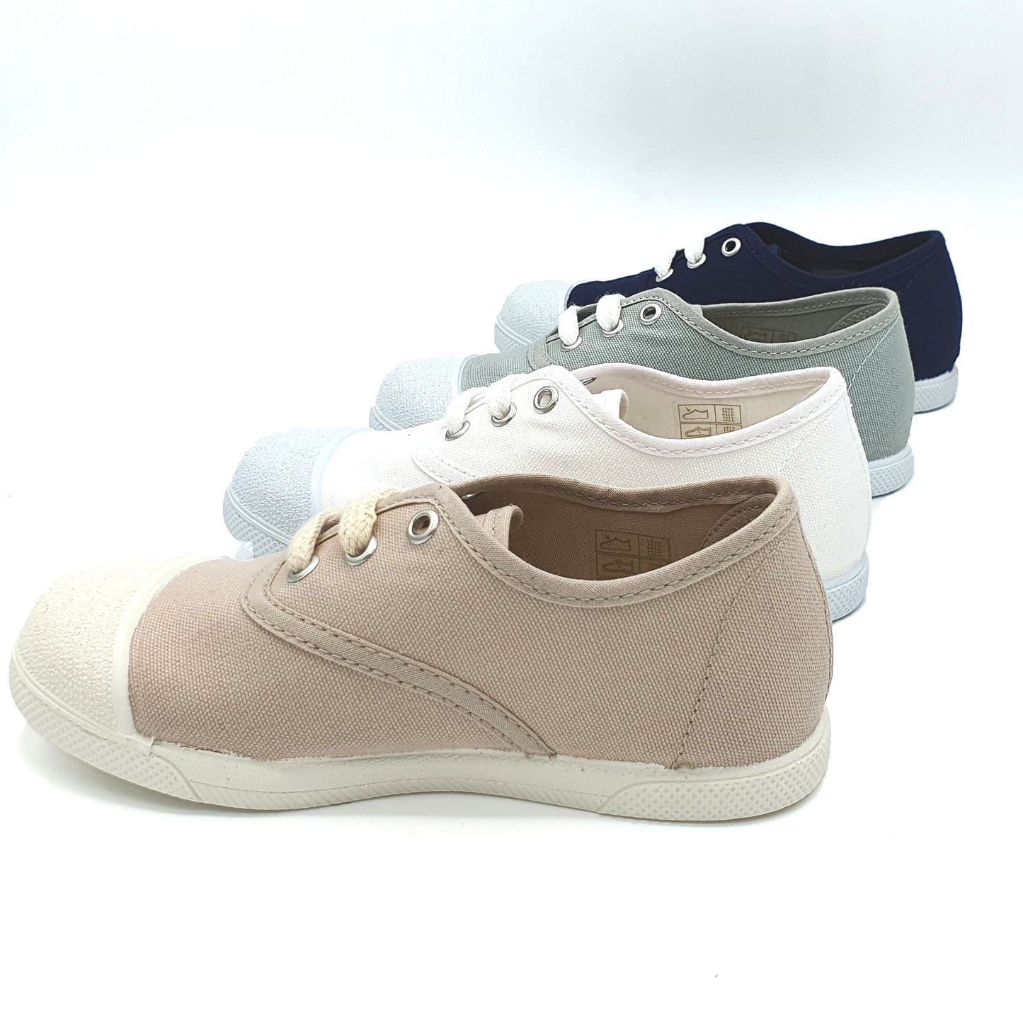 ZAPATILLA TIPO BAMBA NIÑO/NIÑA CON CORDONES PUNTERA DE GOMA EU 20-37