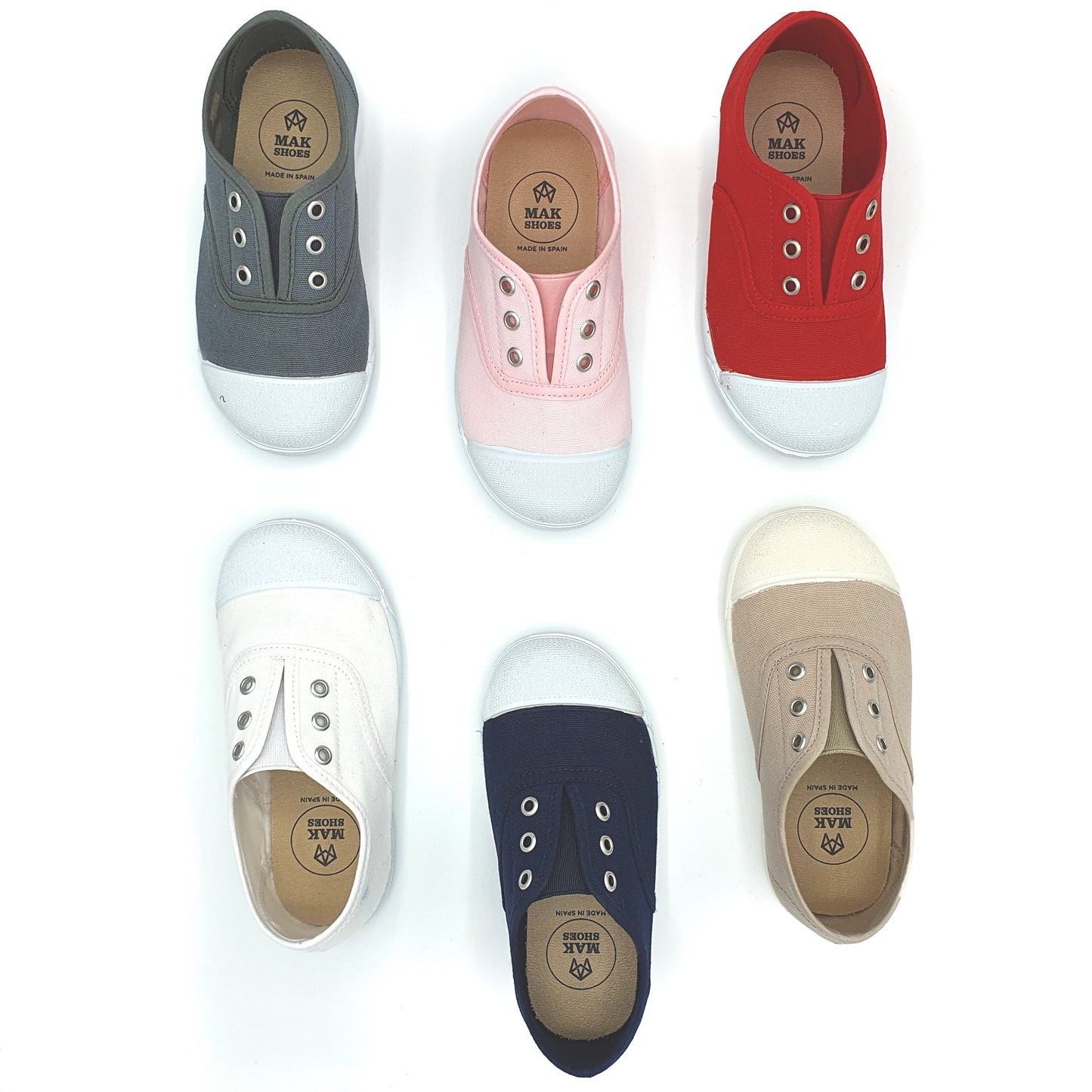 ZAPATILLA TIPO BAMBA NIÑO/NIÑA SIN CORDONES PUNTERA DE GOMA EU 20-37