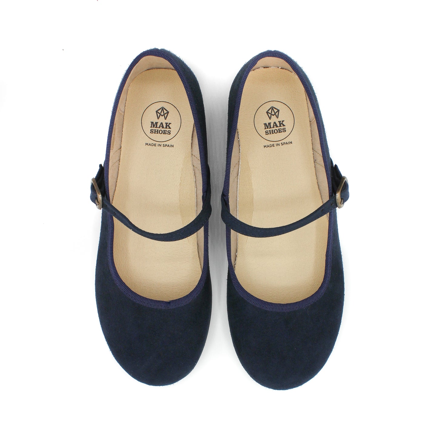 Zapato Plano Merceditas de Niña y Mujer con Cierre Hebilla  Tallas EU 24-40
