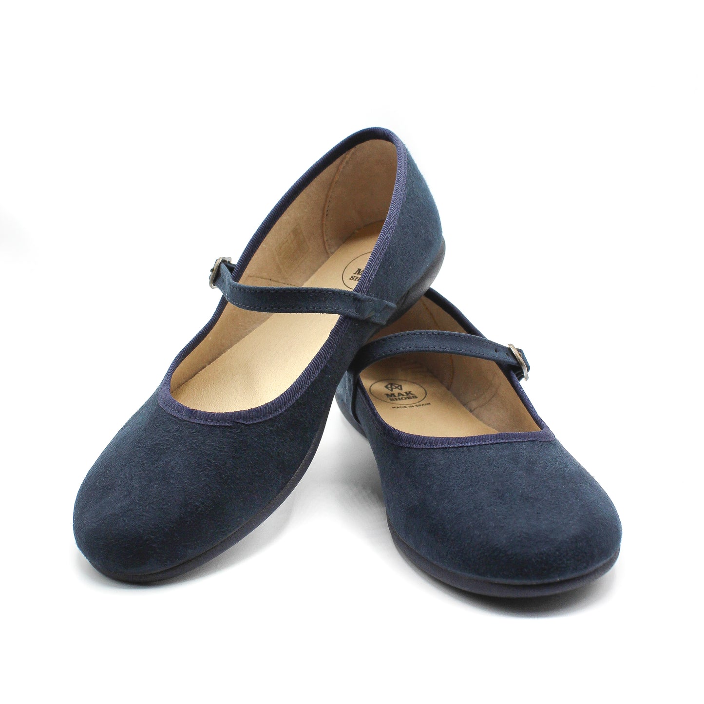 Zapato Plano Merceditas de Niña y Mujer con Cierre Hebilla  Tallas EU 24-40
