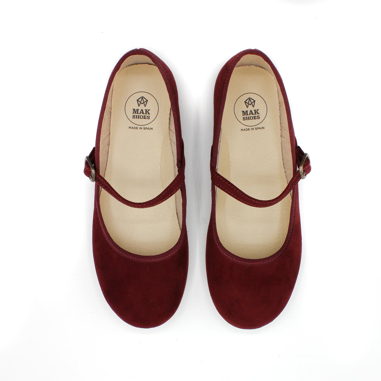 Zapato Plano Merceditas de Niña y Mujer con Cierre Hebilla  Tallas EU 24-40