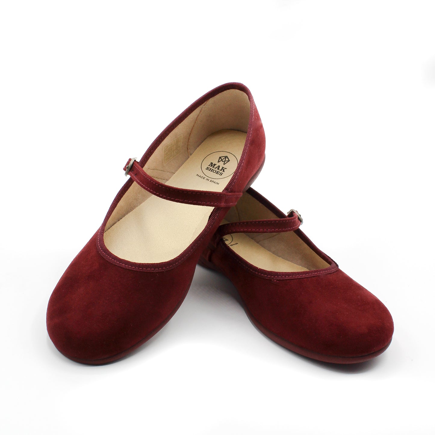Zapato Plano Merceditas de Niña y Mujer con Cierre Hebilla  Tallas EU 24-40