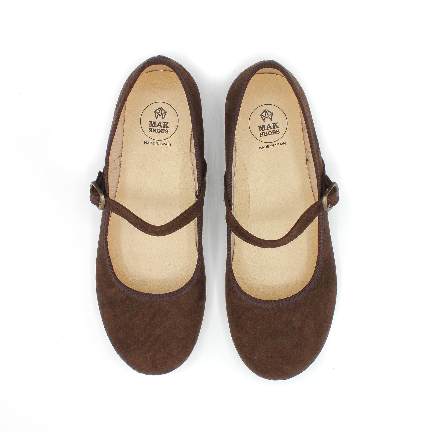 Zapato Plano Merceditas de Niña y Mujer con Cierre Hebilla  Tallas EU 24-40