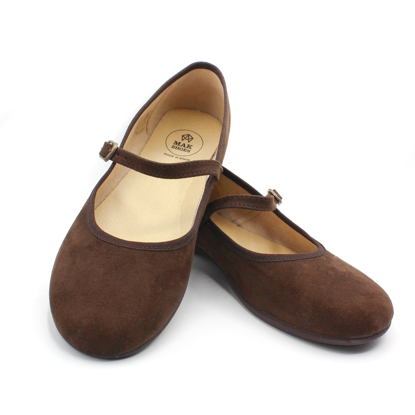 Zapato Plano Merceditas de Niña y Mujer con Cierre Hebilla  Tallas EU 24-40