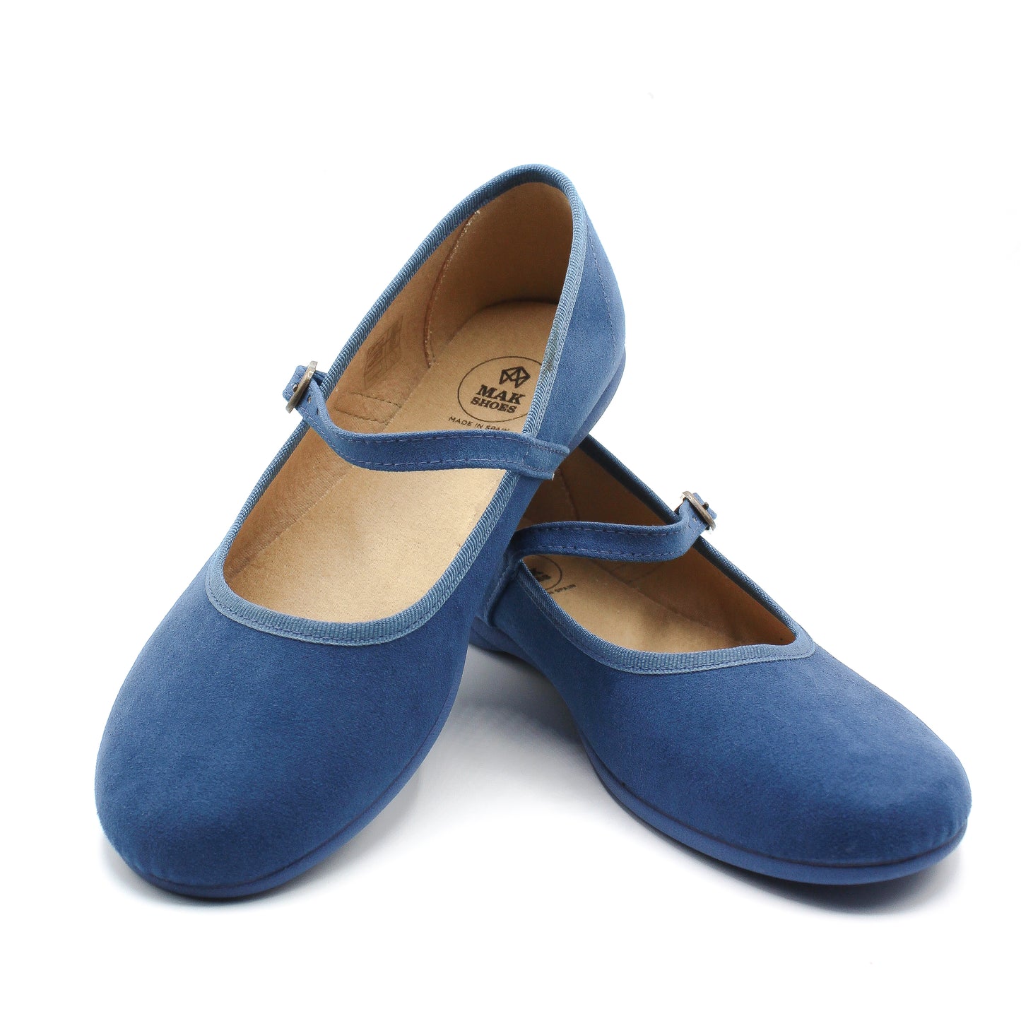Zapato Merceditas - Mary Jane ECO - Niña y Mujer Salón con cierre hebilla textil Orgánico EU 24-41