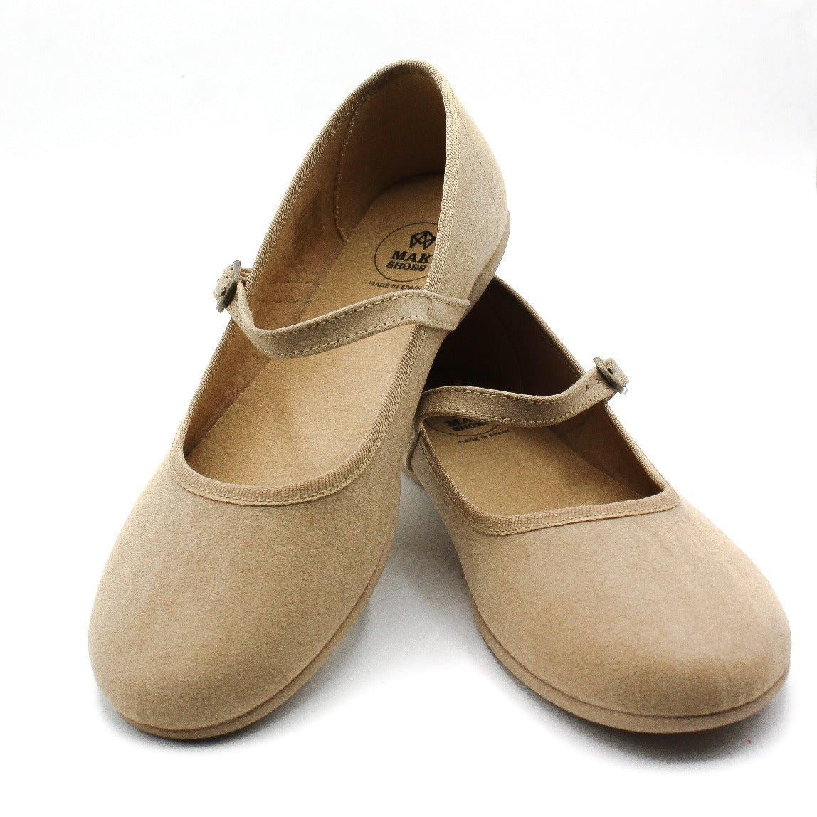 Zapato Merceditas - Mary Jane ECO - Niña y Mujer Salón con cierre hebilla textil Orgánico EU 24-41