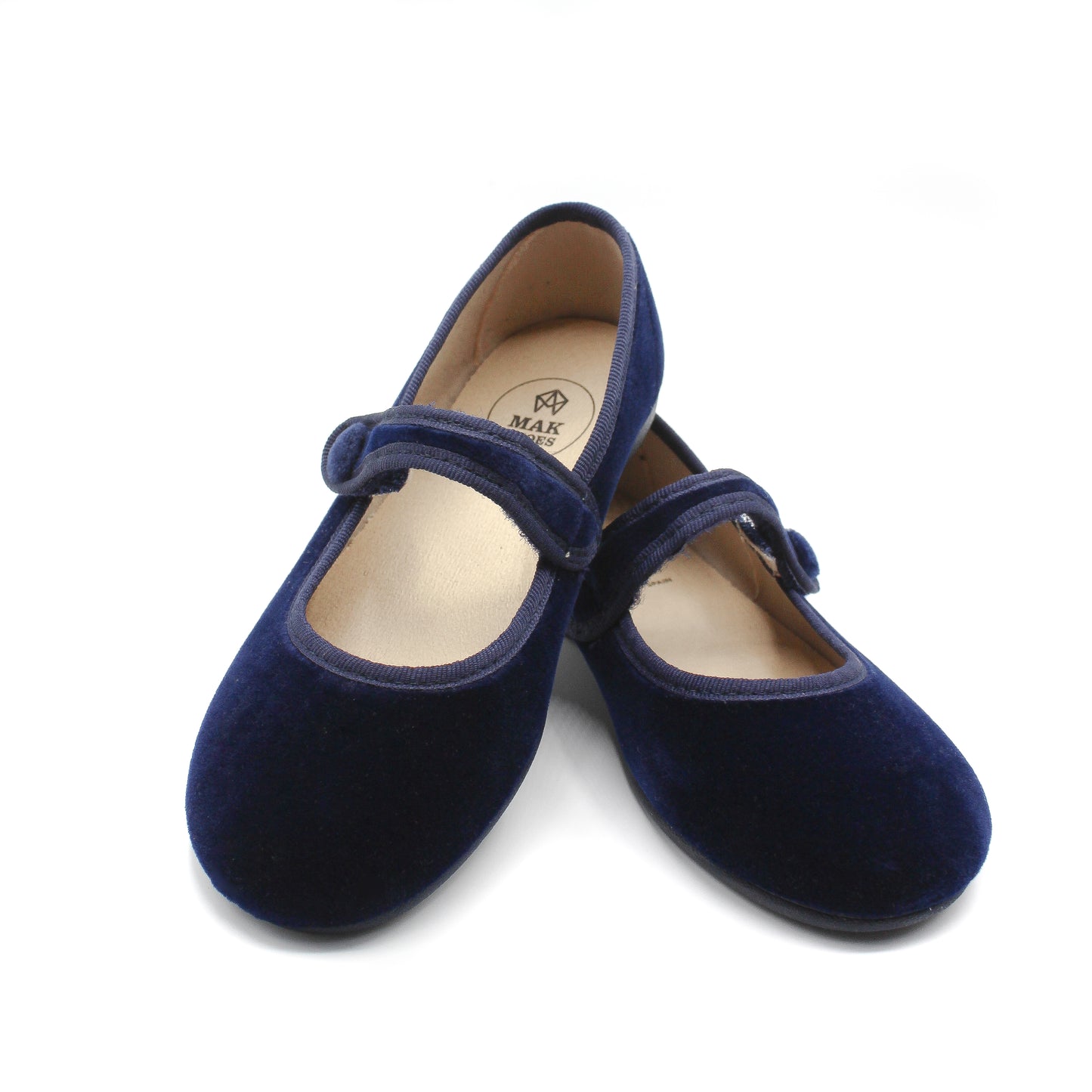 Zapato Planos Merceditas Niña y Mujer en Terciopelo Tallas EU 24-39