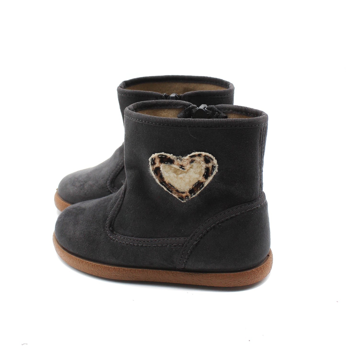 Botas de Niña con cremallera lateral adorno Corazon EU 24-34