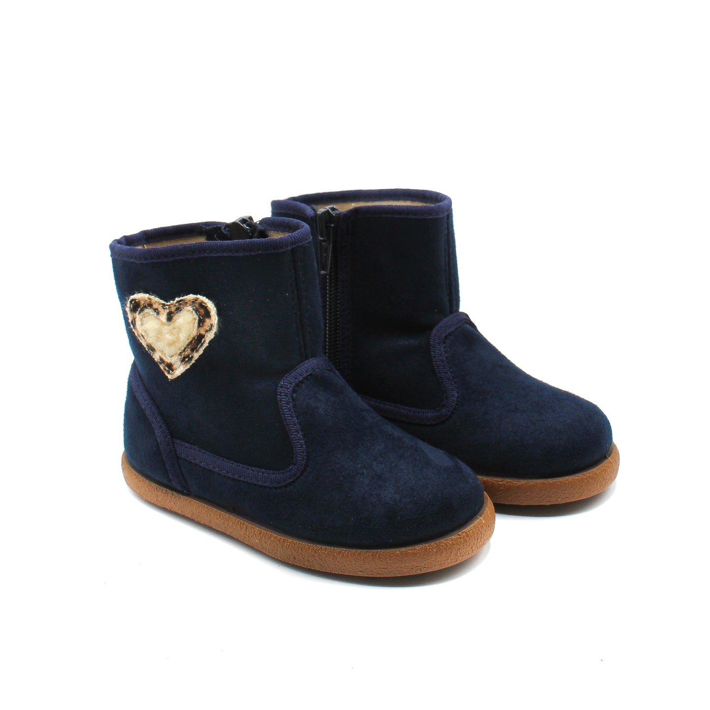 Botas de Niña con cremallera lateral adorno Corazon EU 24-34