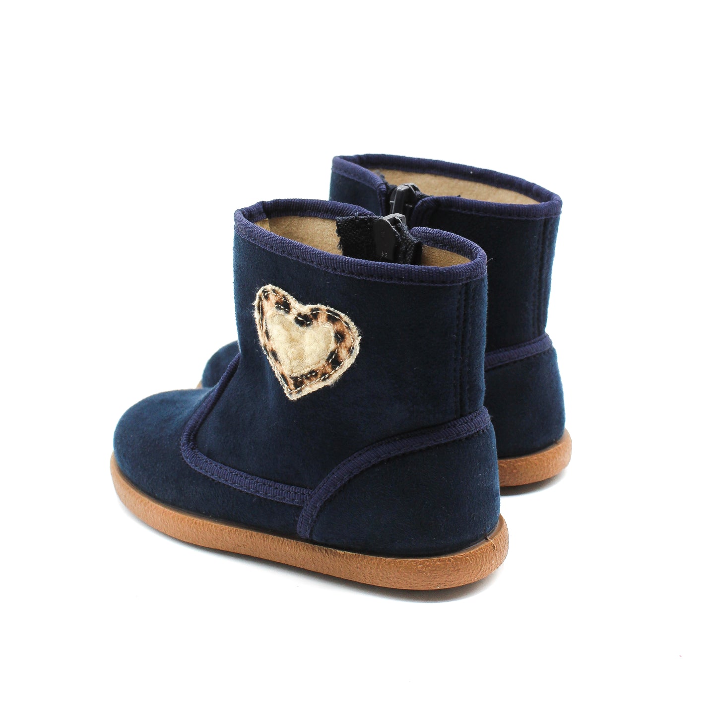 Botas de Niña con cremallera lateral adorno Corazon EU 24-34