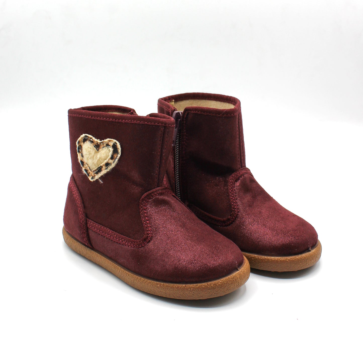 Botas de Niña con cremallera lateral adorno Corazon EU 24-34