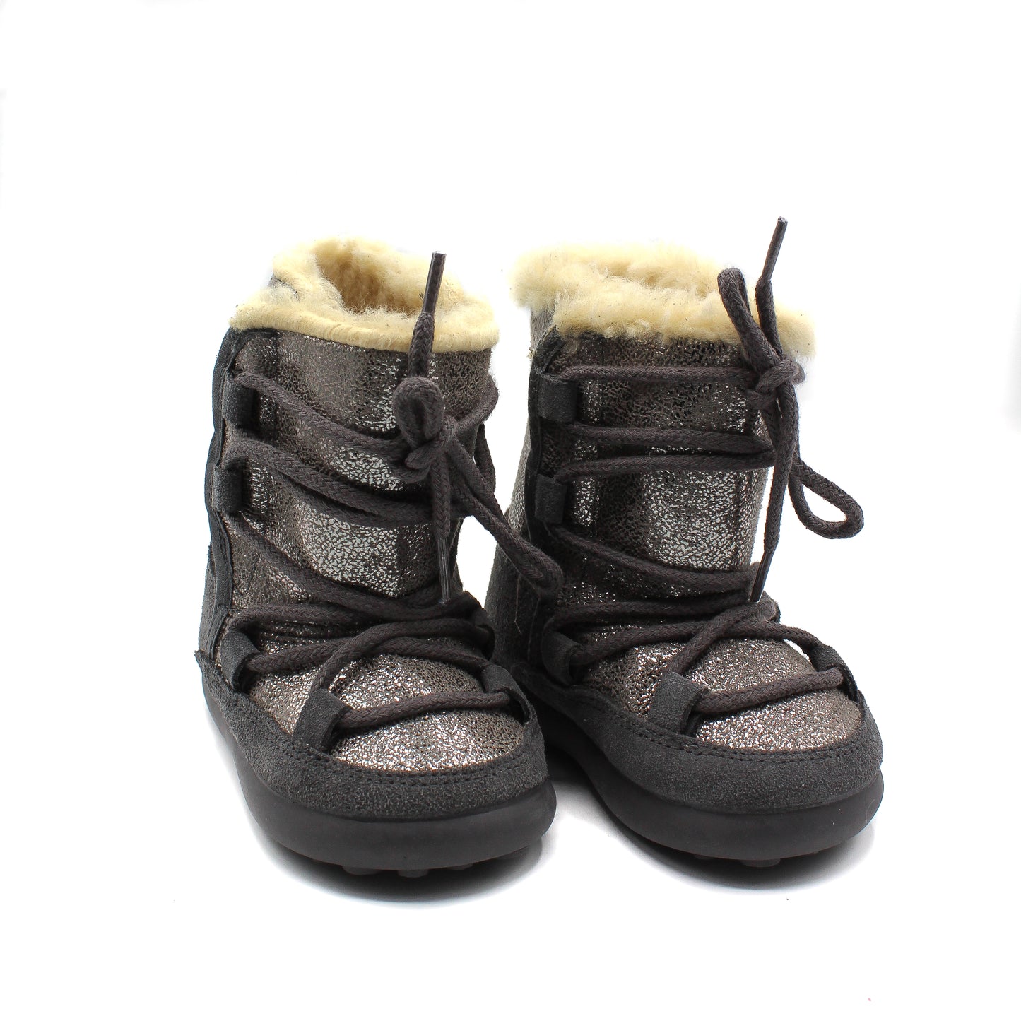 Botas Niñas tipo esquí piel Serraje y forro efecto Borreguillo EU 20-28