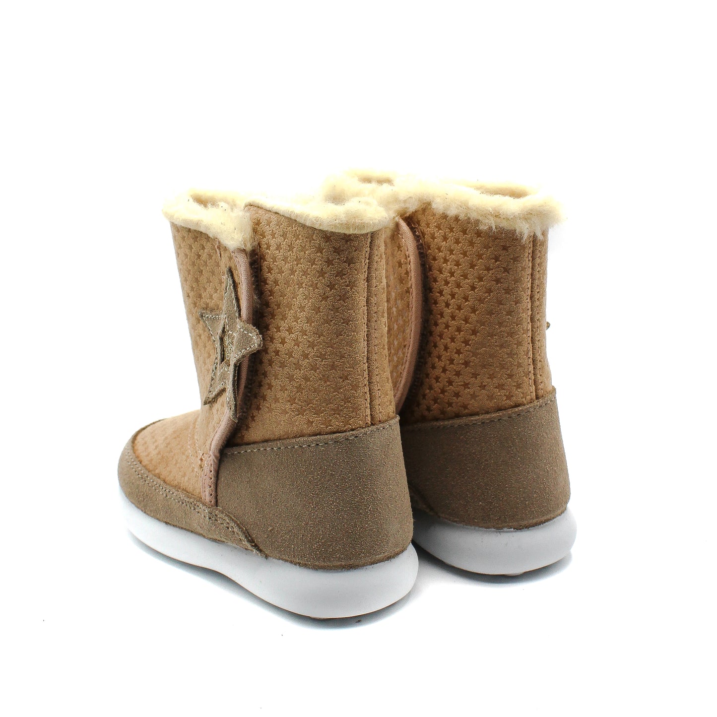 Botas Niñas altas piel Serraje y forro borreguillo EU 20-28