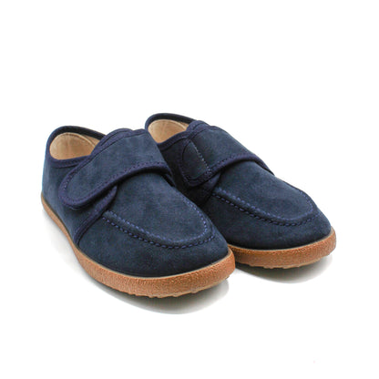 Zapatos Niños tipo Mocasín en cuero ante cierre Velcro Tallas EU 30-38